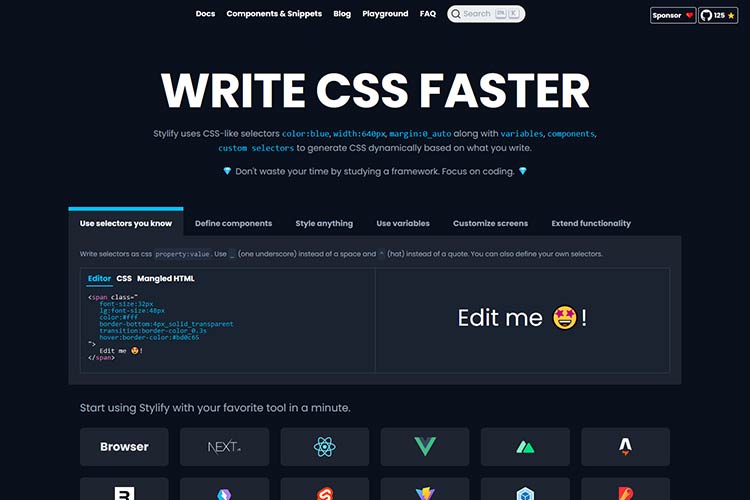 Example from Stylify